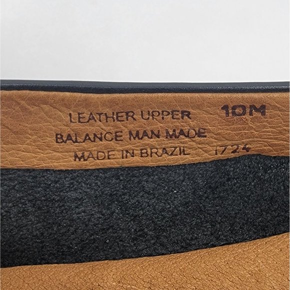 Eddie Bauer 10M Leather Tassel Loafers Womens Black Flats Non Slip Rubber Sole - Picture 7 of 7